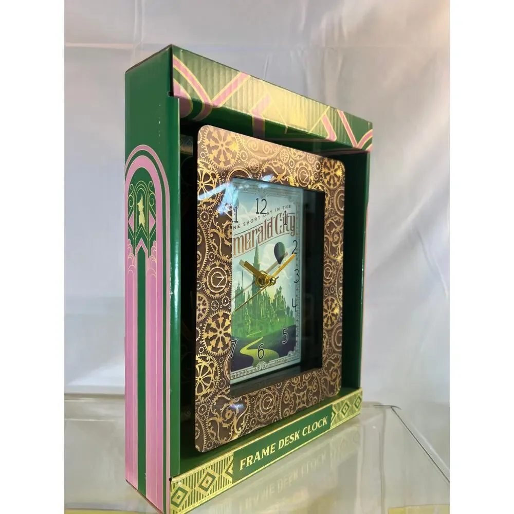 NEW Wicked Emerald City frame desk clock Wizard of Oz musical Broadway